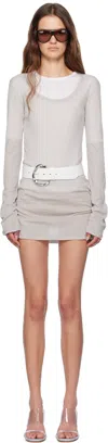 Gimaguas Gray Bahmon Minidress In Gray