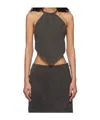 Gimaguas Gray Bella Camisole In Brown