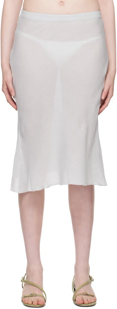 Gimaguas Gray Cala Midi Skirt In Grey
