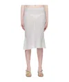 Gimaguas Gray Cala Midi Skirt In White