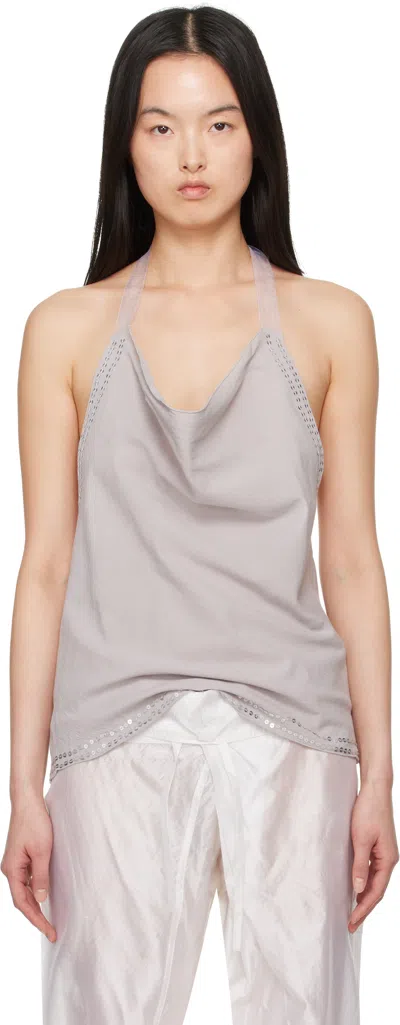 Gimaguas Gray Cala Tank Top In Light Grey