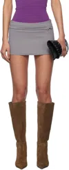 Gimaguas Gray Carolina Miniskirt In Grey