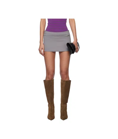 GIMAGUAS GRAY CAROLINA MINISKIRT