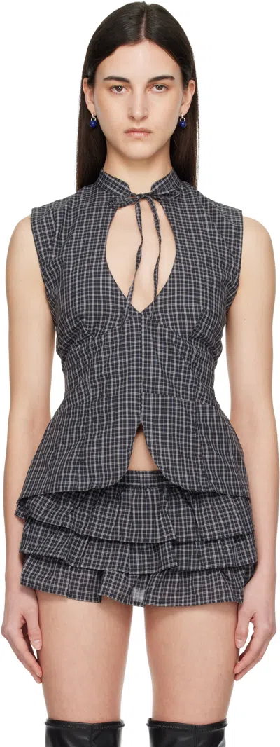 Gimaguas Gray Coco Top In Multi