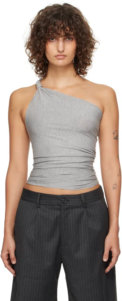 Gimaguas Gray Fiocco Tank Top In Grey