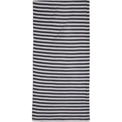 Gimaguas Gray Magalie Scarf In Grey + Black