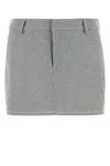GIMAGUAS GREY FLANNEL POPPY MINI SKIRT
