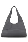 Gimaguas Grey Satin Mini Maria Shoulder Bag In Gray