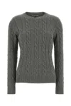 Gimaguas Grey Wool Blend Barid Sweater In Black