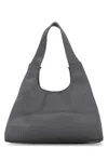 Gimaguas Grey Satin Mini Maria Shoulder Bag In Gray
