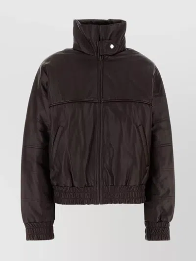 Gimaguas Brown Paula Leather Jacket
