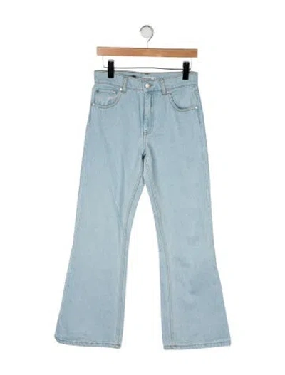 Pre-owned Gimaguas High-rise Flared Jeans In Blue
