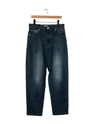 Pre-owned Gimaguas High-rise Wide Leg Jeans In Blue