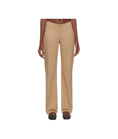 Gimaguas Beige Iris Trousers In Camel