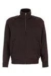 Gimaguas Embroidered Stretch Polyester Blend Brian Jacket In Brown