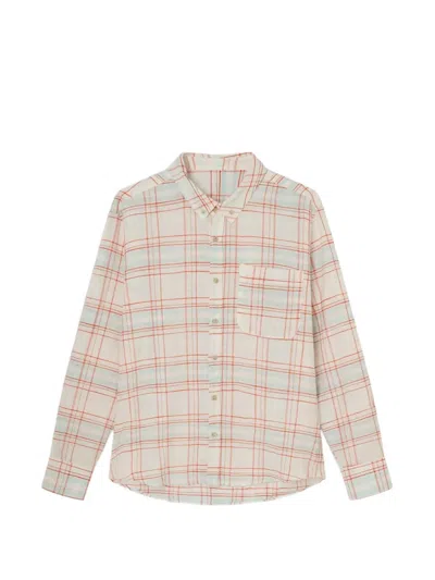 Gimaguas Jeremy Checked Shirt In Pink