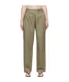 Gimaguas Khaki Martin Trousers In Green