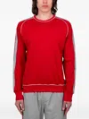 Gimaguas Killian Contrast-panel T-shirt In Red