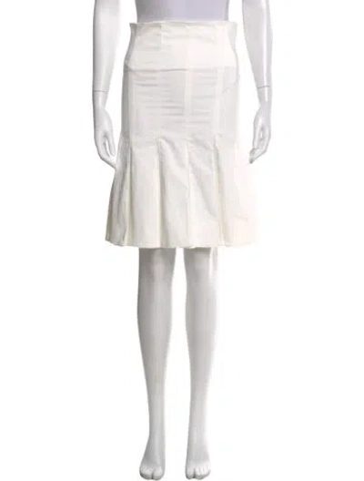 Pre-owned Gimaguas Knee-length Skirt In Neutral