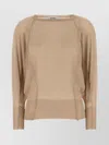 Gimaguas Knitwear Safi Sweater Viscose Blend In Brown