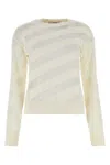 Gimaguas Zebara Striped Jumper In White