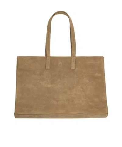 Gimaguas Large Leather Shopper Bag In Pattern