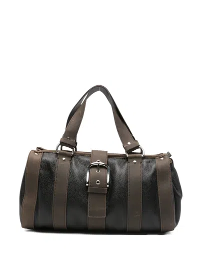 Gimaguas Laura Buckle-fastening Tote Bag In Black