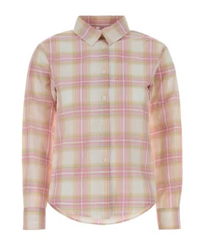 Gimaguas Laura Checked Shirt In Pink