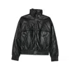 Gimaguas Zip-up Smocked Jacket In Black