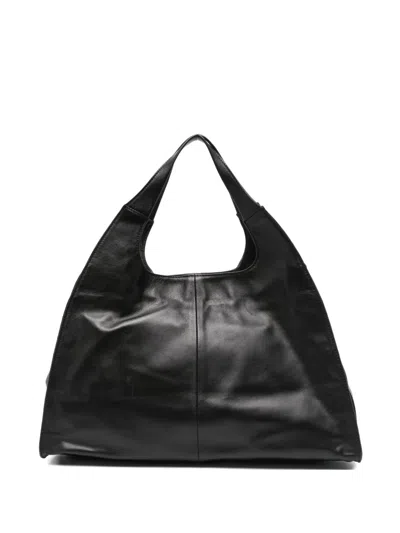 Gimaguas Leather Tote Bag In Black