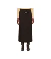 Gimaguas Lizzie Maxi Skirt In Brown