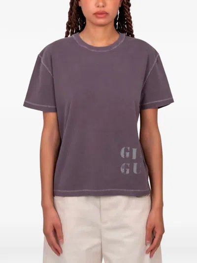 Gimaguas Logo-print T-shirt In Purple