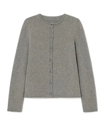 Gimaguas Long Sleeve Cardigan In Gray