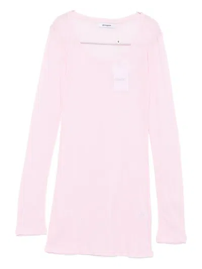 Gimaguas Long-sleeve Dress In Pink