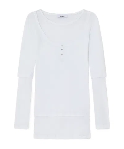 Gimaguas Long-sleeved Mini Dress In Multi