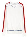 Gimaguas Lucas Stripe-detail Long-sleeve T-shirt In White