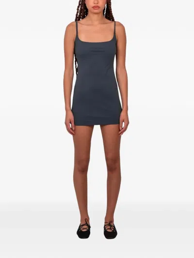 Gimaguas Lula Spaghetti-strap Mini Dress In Blue