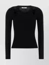Gimaguas Luxe Knit Long Sleeve Jumper In Black