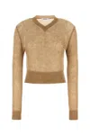 Gimaguas Camel Nylon Blend Mum Sweater