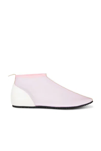 Gimaguas Mesh Bailarina Boot Flat In Pink