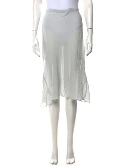 Pre-owned Gimaguas Midi Length Skirt In Blue