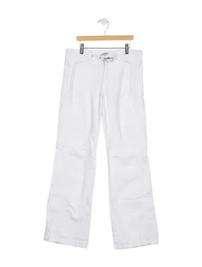 Pre-owned Gimaguas Mid-rise Flared Jeans In Blue