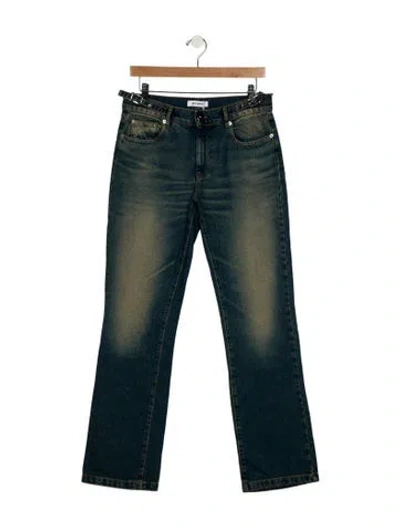 Pre-owned Gimaguas Mid-rise Straight Leg Jeans W/ Tags In Blue