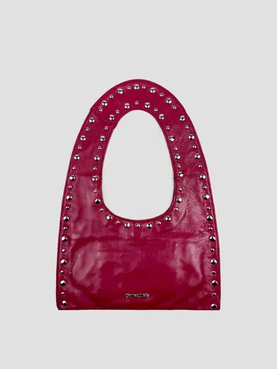 Gimaguas Mini Chic Handbag In Burgundy
