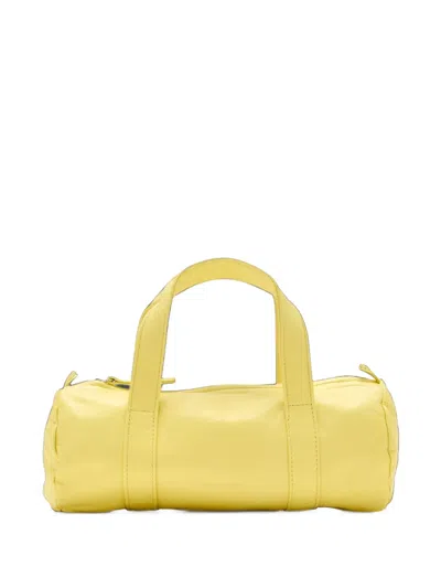 Gimaguas Mini Claudia Leather Tote Bag In Yellow