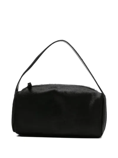 Gimaguas Mini Estuche Calf-hair Shoulder Bag In Black