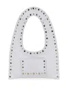 Gimaguas Mini Franca Studded-embellishment Tote Bag In White