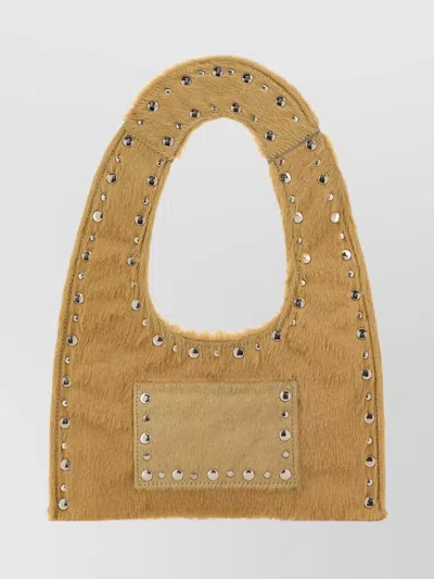 GIMAGUAS MINI HANDBAG WITH DOUBLE HANDLE AND STUDS