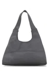 Gimaguas Grey Satin Mini Maria Shoulder Bag In Gray