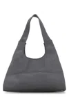 Gimaguas Grey Satin Mini Maria Shoulder Bag In Gray